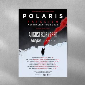 Polaris announce Fatalism Australian Tour 2023 Wall Art Poster