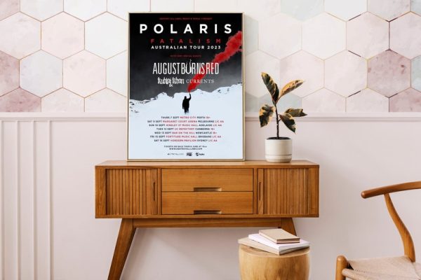 Polaris announce Fatalism Australian Tour 2023 Wall Art Poster