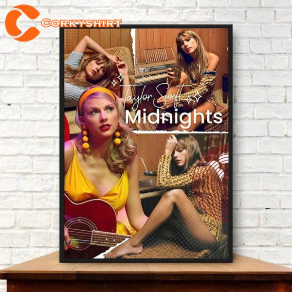 Pop Girl Eras Tour Swiftie Midnights Poster