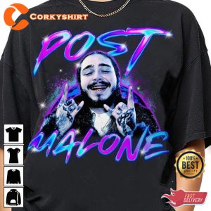 Post Malone Pops King of Heartbreak 2023 Tour Concert T-Shirt