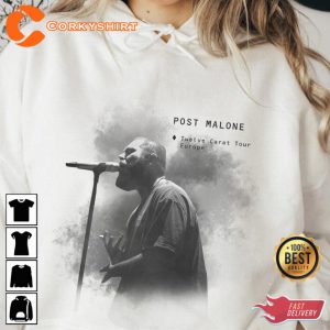 Post Malone Tour 2023 Posty Boi Mailman Concert T-Shirt