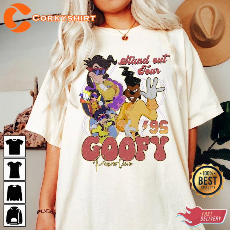 Powerline Stand Out Tour 95 Comfort Colors Vintage Disneyland Family T-Shirt