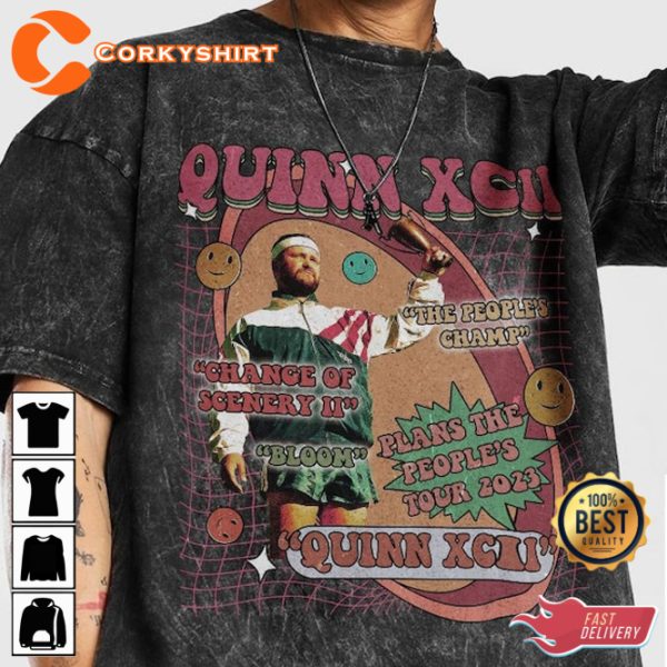 Quinn XCII Music Album Plans The Peoples Tour 2023 Ticket Unisex T-Shirt