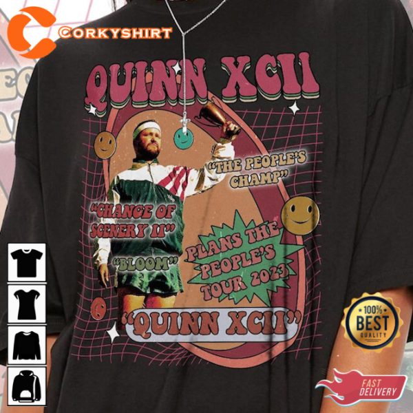 Quinn XCII Music Album Plans The Peoples Tour 2023 Ticket Unisex T-Shirt