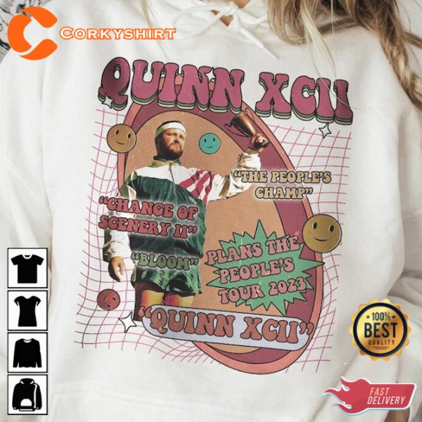 Quinn XCII Music Album Plans The Peoples Tour 2023 Ticket Unisex T-Shirt