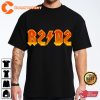 R2D2 Robot Skywalker AC DC Inspired T-Shirt