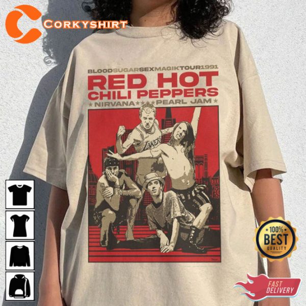 RHCP Rock Band 2023 T-Shirt