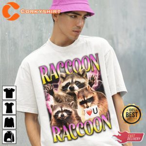 Racoon Meme Shirt Opossums lover Tops