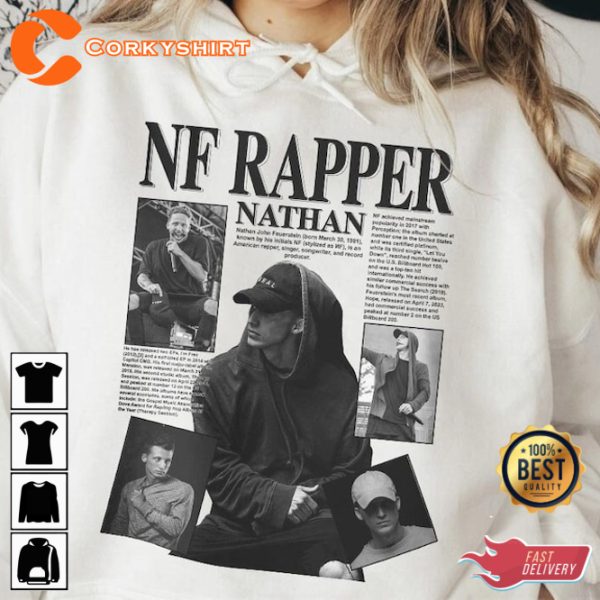 Rapper Music NF Hope Tour 2023 Concert Vintage Unisex T-Shirt