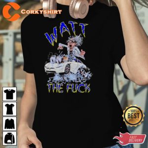 Rat Fink Style Watt The Fuck Electric Car T-shirt