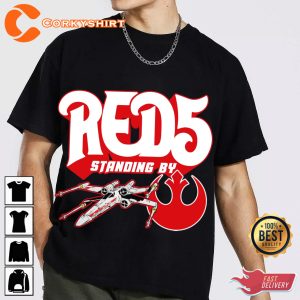 Red 5 Standing By Rush Mash-Up Unisex T-Shirt