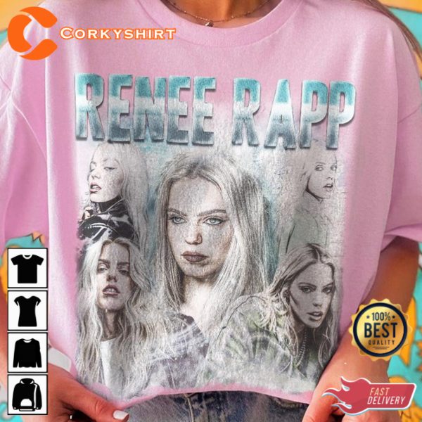 Renee Rapp Music Snow Hard Feelings World Tour 2023 Gift For Fan T-Shirt