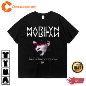 Rock Marilyn Manson Heavy Metal Style Designed T-shirt
