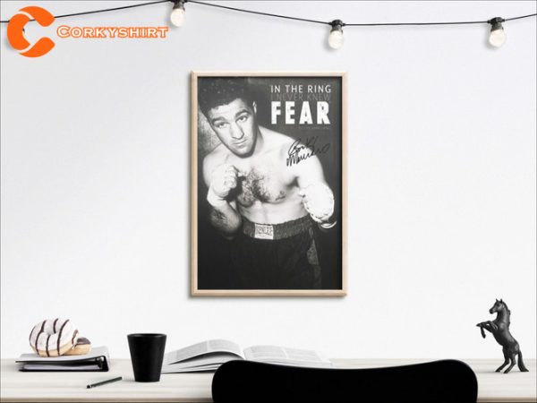 Rocky Marciano Inspirational Quote Signature Photo Print Poster