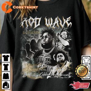 Rod Wave 2023 Vintage Halloween Style Gift For Rap Fan T-Shirt