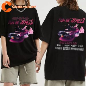 Run The Jewels 2023 Tour Band Fans Club Concert T-Shirt