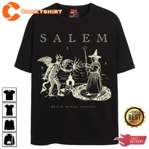 SALEM HALOOWEN VINTAGE 90s T-SHIRT