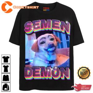 SEMEN DEMON UNISEX T-SHIRT