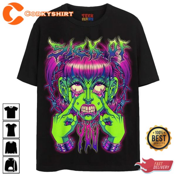 SICK OF YOU HALLOWEEN FAN T-SHIRT