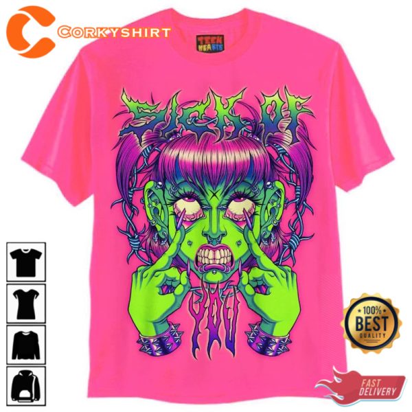 SICK OF YOU HALLOWEEN FAN T-SHIRT