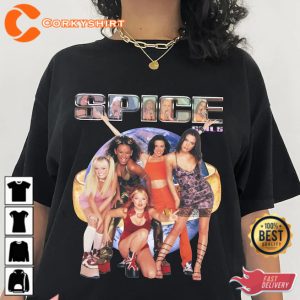 SUNPOD Spice  Band Girls Tshirt Black Color Gift For Unisex