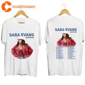 Sara Evans Live On Tour 2023 Fan Gift T-Shirt