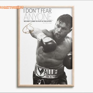 Saul Canelo Alvarez Quote Print Poster