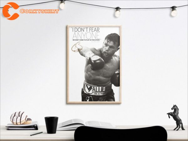 Saul Canelo Alvarez Quote Print Poster