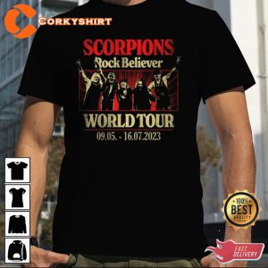 Scorpions Rock Believer World Tour 2023 Photo Unisex T-Shirt