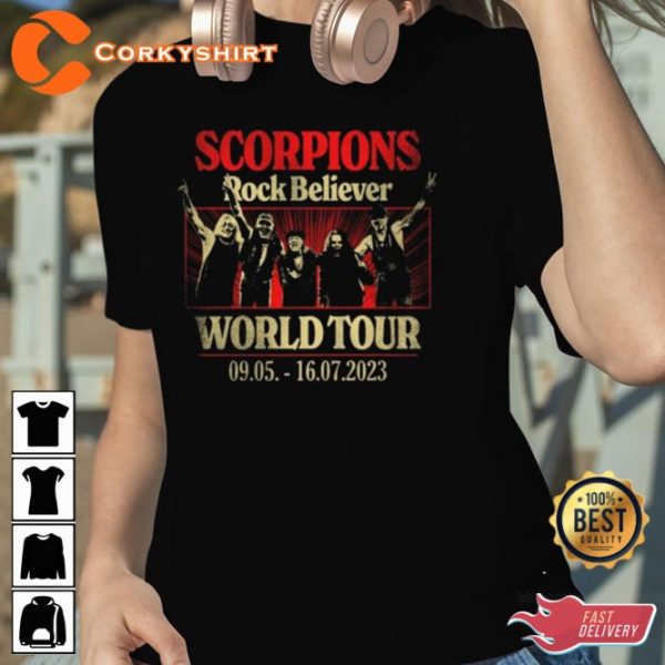 Scorpions Rock Believer World Tour 2023 Photo Unisex T-Shirt