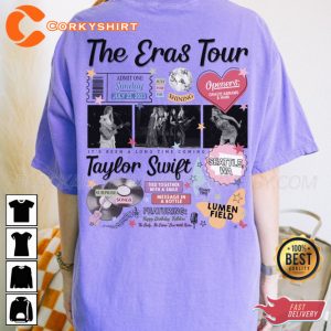 Seattle WA Night 2 Retro Shirt Comfort Colors Surprise Songs Message In A Bottle Eras Tour T-Shirt