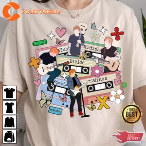 Sheeran Mathematics World Tour 23 Cassette T-Shirt