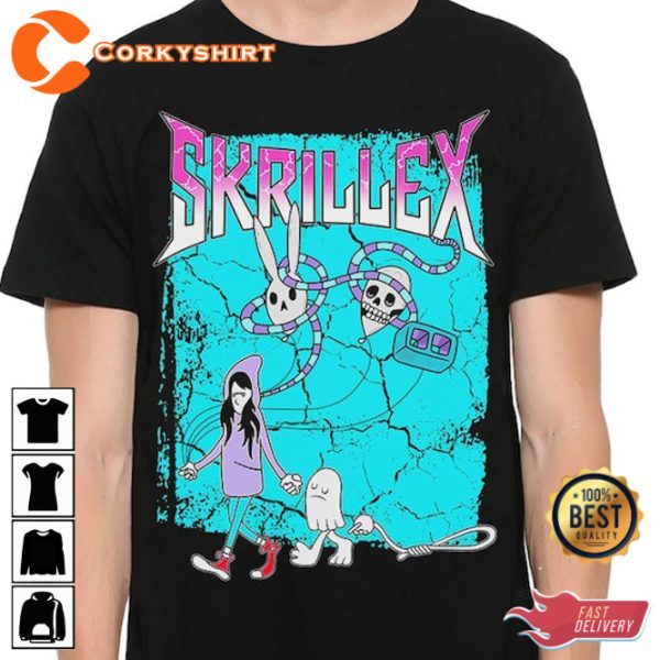 Skrillex No Mercy Only Violence Gost Album Unisex T-Shirt