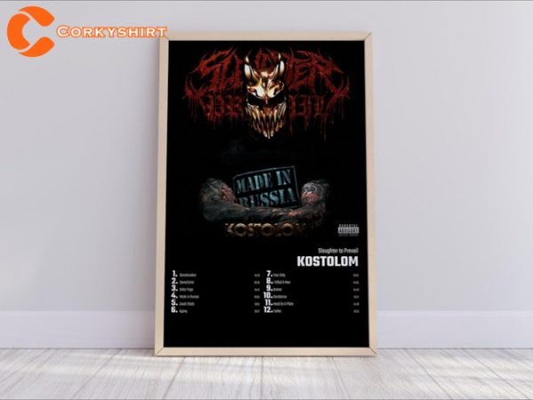 Slaughter to Prevail Kostolom Album Cover Poster