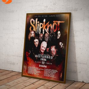 Slipknot The End So Far Europe 2023 Wall Art Poster