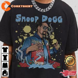 Snoop Dogg Streetwear Hip Hop Graphic Comic Rap T-Shirt