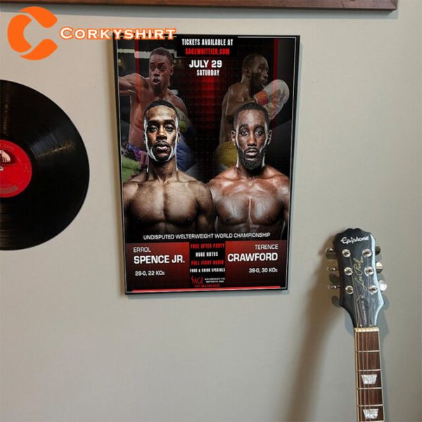 Spence Jr Vs Terence Crawford 2023 Fans Tribute Poster