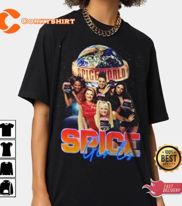 Spice Girls Printed Graphic Vintage T-shirt