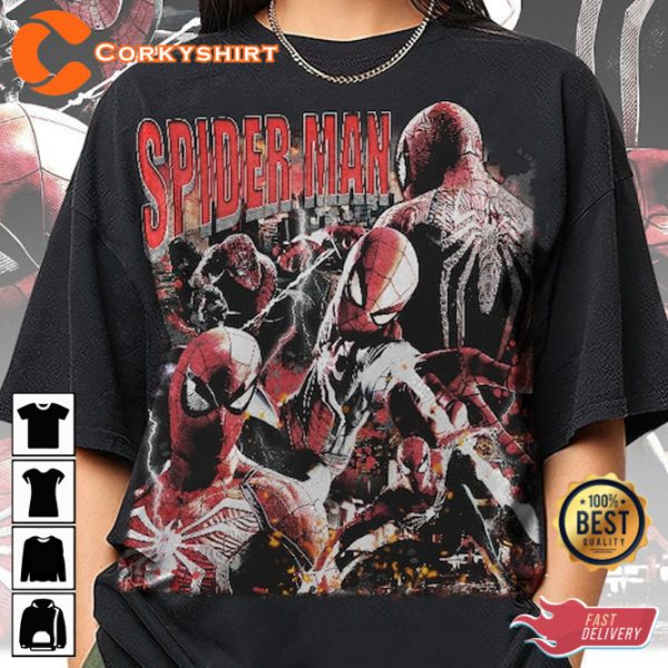 Spider Man Cinematic Universe Designed T-Shirt