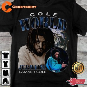 Jermaine Lamarr J Cole Wrld Tour Concert T-Shirt