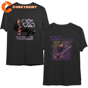 Steve Vai Inviolate Tour Fans Club Concert T-Shirt