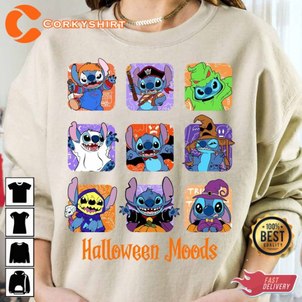 Stitch Lilo And Stitch Halloween Disney T-Shirt