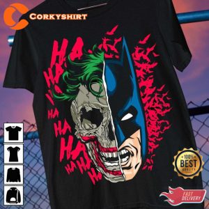 Streetwear 2023 Top Trending Batman vs Joker Graphic Designed T-Shirt