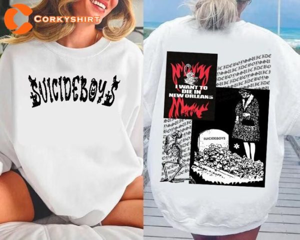 Suicideboys 2 sides Hip Hop Style Music T-Shirt