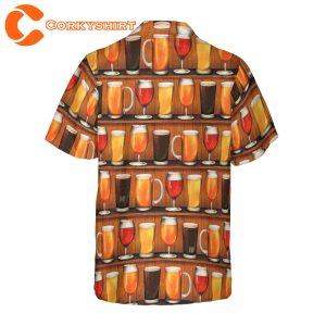 Summer Beer Mugs Hawaiian Shirt