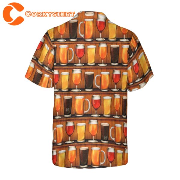 Summer Beer Mugs Hawaiian Shirt