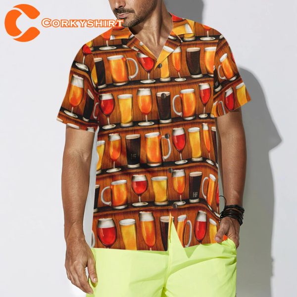 Summer Beer Mugs Hawaiian Shirt