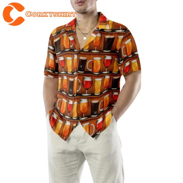 Summer Beer Mugs Hawaiian Shirt