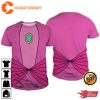 Super Mario Bros Cosplay Sweatshirt, Princess Peach Costume Shirt, Halloween Pink Costume Tee