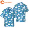 Swans And Ducks Swimming Hawaiian Summe T-Shirt